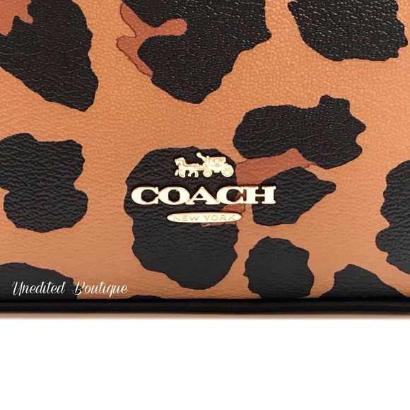 COACH Jes Crossbody 20 With Leopard Print - Picture 7 of 13